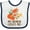 White and Navy, variant on Inktastic My Memere Loves Me Fox Boys or Girls Baby Bib