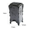 thumbnail image 2 of European Style Cotton Pads Holder Makeup Storage Box with Lid for Storing & Using Cotton Pads, 2 of 4
