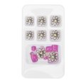 thumbnail image 1 of Nail Art Uñas Postizas Para Dedos De Los Pies, 24 Piezas De Uñas Postizas De Cubierta Completa ABS Cómodo Para Bodas Para Madres OTVIAP J74, 1 of 8