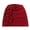 Wine Red, variant on UDIYO Women Beanie Solid Color Flowers Soft Elastic Linen Blend Head Wrap Hat for Daily Life
