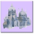 thumbnail image 1 of Cuadro Canva Pixtreats Templo Acuarela 40X40 cm, 1 of 4