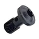 thumbnail image 2 of sweethay Pernos de freno Tornillo Manguera Tubería Adaptador de montaje de tubo Accesorios de sujeción única Conector duradero Negro Type3 NO3, 2 of 6
