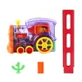 thumbnail image 2 of Pull Train Set Automatic Train Toy Set Kids Train Set With Sound And Light Educational Toys Game For Boys And Girls, 2 of 7
