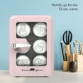 thumbnail image 3 of Polar Bear Retro Window Compact Mini Fridge Cooler, 6.5'',4L, 3 of 6