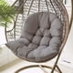 thumbnail image 2 of Chair Cushion, Rattan Chair Cushion, Relaxing Chair Cushions for Hanging Swing Basket, Seat Cushion for Indoor, Outdoor, 80 x 120 cm, Gray, 2 of 5