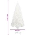 thumbnail image 2 of vidaXL Artificial Christmas Tree Lifelike Needles White 180 cm, 2 of 4