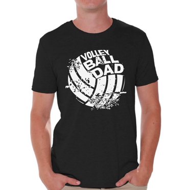 Awkward Styles Men's Volleyball Dad Graphic T-shirt Tops Vintage Father`s Day Gift for Sport Dad