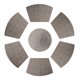thumbnail image 2 of Practical and Elegant 7 Pcs PVC Wedge Placemats Non Slip and Insulating, 2 of 11