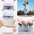 thumbnail image 5 of JASGOOD Women's Adjustable Buckle-Free Invisible Belt Elastic Belts, 5 of 6