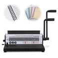 thumbnail image 3 of golytefs 1500B34R Round Hole Binding Machine 3 1 Pitch Wire-o Binder Manual Punching Tool, 3 of 9