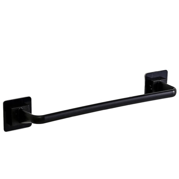 Self-Adhesive Towel Rod On Wall Bath Towel Holder Rail Rack Bathroom Towel Hanger Bathroom Adhesive Towel Rack Accessories