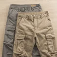 thumbnail image 2 of Pantalones de hombre multibolsillos pantalones cargo casuales para hombres spandex con 2025 nuevos pantalones de nailon ropa de trabajo caqui multibolsillos algodón, 2 of 5