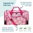 thumbnail image 2 of Wildkin Kids Weekender Duffel Bag for Boys and Girls, 22 Inch (Magical Unicorns Pink), 2 of 8