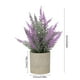 thumbnail image 3 of Pequeña Planta de Lavanda Artificial En Maceta: Flores Artificiales para Decorar El Hogar, La Oficina, El Baño y La Sala de Estar., 3 of 6