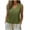 Army Green, variant on Womens V Neck Crop Tank Tops Summer Sleeveless Tanks Lightweight Loose Fit Tee Casual Comfy Tops Dark Gray S