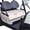 Flowers-39, variant on Vibrant Flowers Pattern 51x31 Golf Cart Seat Covers, Soft Microfiber Towel Style Cover for Most Standard Front Seats on Golf & Neighborhood Carts