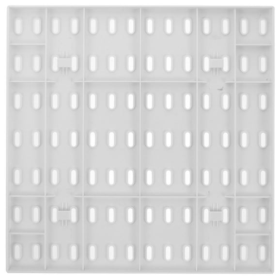IBASETOY Plastic Pegboard Wall Panel with Adjustable Hole Design for Garage Organization