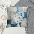 thumbnail image 2 of SHANXI Blue and Grey Art Artwork Contemporary Decorative Gray Home Decorative Throw Pillows Covers Cushion Cover for Bedroom Sofa Living Room  22x22in, 2 of 5