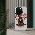 thumbnail image 4 of DistinctInk MagSafe Tough Case for Apple iPhone 13 Pro Max (6.7" Screen) - Valentine's Day Manchester Terrier Puppy - Slim Profile Design, 4 of 6