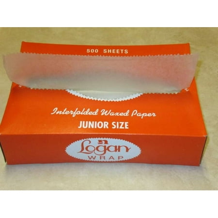 10 3/4" Length X 8" Width, LOGAN Wrap NORPAK Interfolded Wax Paper 500 Sheets