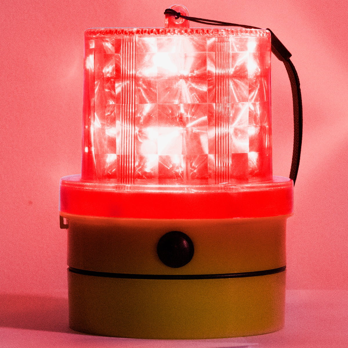 And Battery-Operated VULCAN Amber LED Emergency Warning Beacon Magnetic 24 LEDs Operates In Low Light Or Dark Conditions Only Portable Photocell Technology 