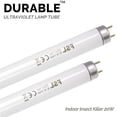 thumbnail image 2 of Bug Zapper Replacement UV Lamp Bulb Light Tube 10W for 20W Aspectek Electronic Bug Zapper, 2-Pack, 2 of 4