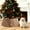 Brown, variant on CONCETTA 24in Christmas Tree Collar, Farmhouse Detachable Handwoven Christmas Tree Base Cover, Christmas Tree Basket Base, for Holiday,Black