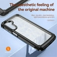thumbnail image 6 of Case for Samsung Galaxy A26 5G 6.7-inch Four-Corner Airbag Shock-Absorbing Phone Case with Electroplated Alloy Lens Protection, Hard Clear Scratch-Resistant Back Hard Cover Protective Phone Case, 6 of 8