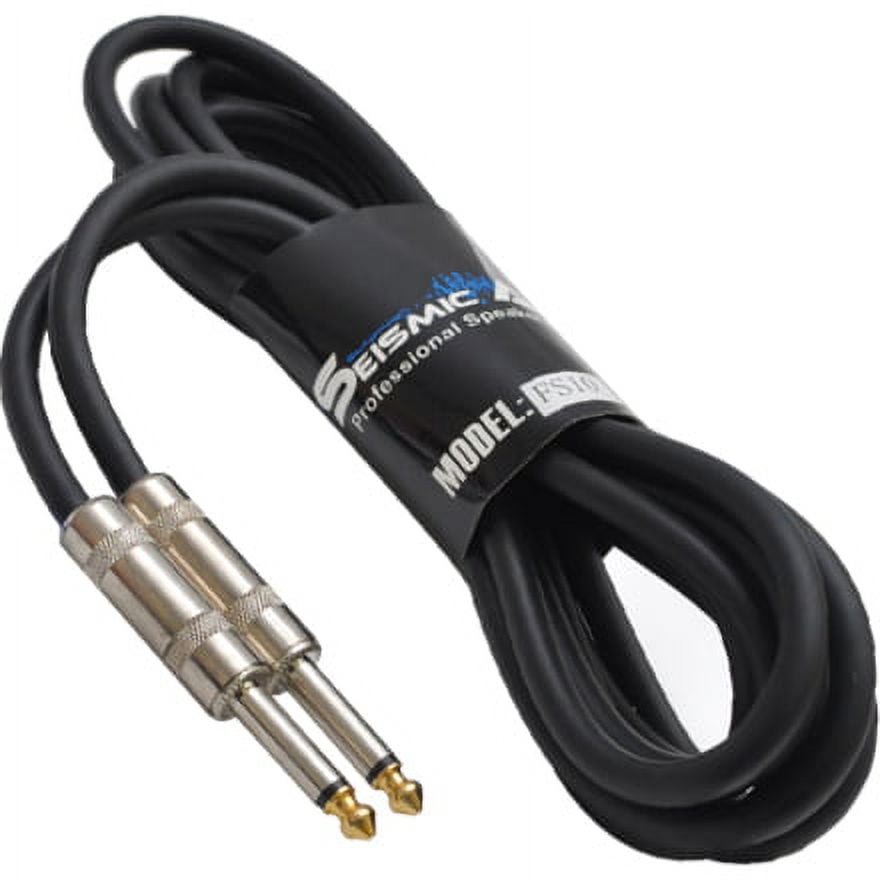 Seismic Audio FS10, 10 Foot 1/4" Speaker Cable
