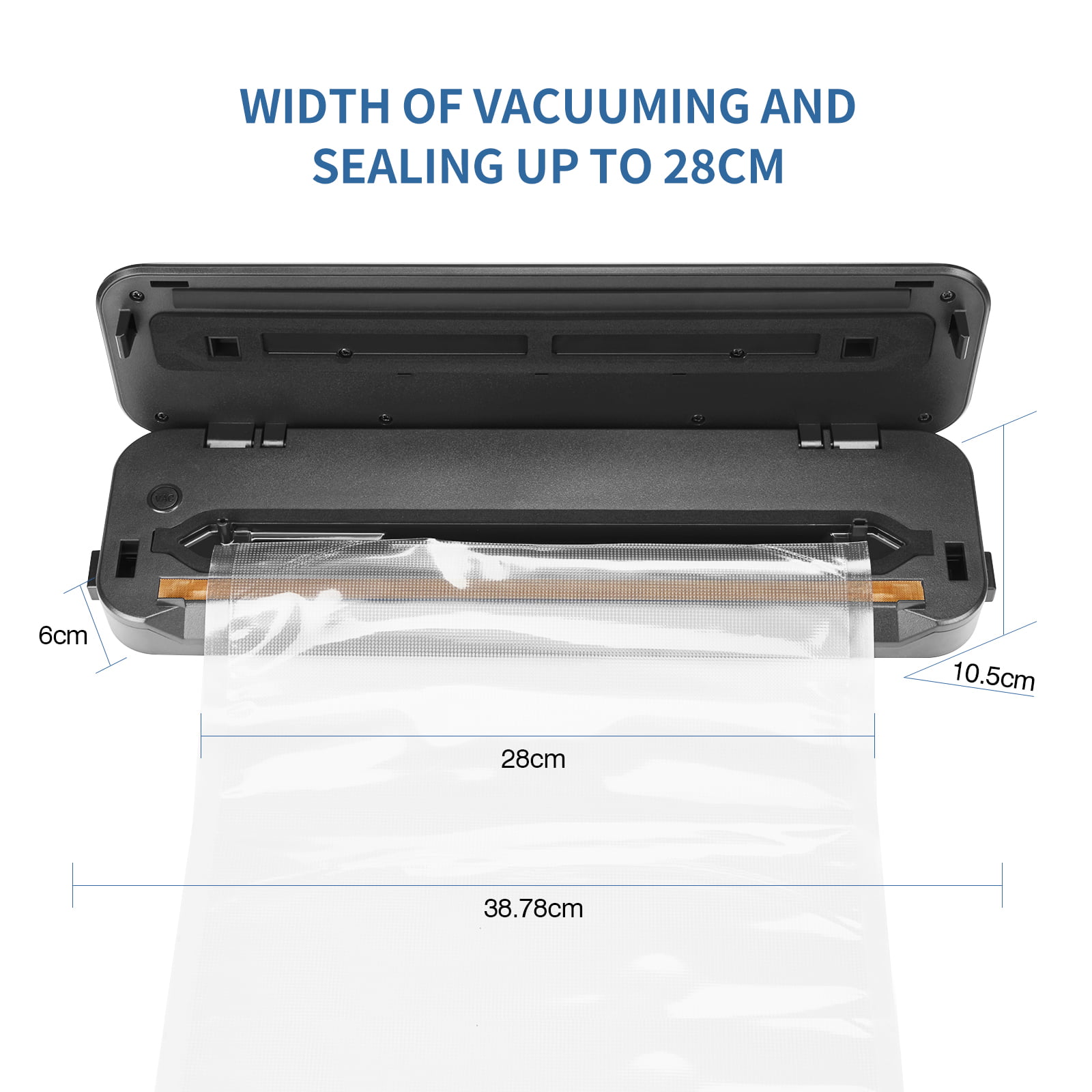 INKBIRD INK-VS02 Vacuum Sealer Packing Machine With Free Bags & Starter  Kits & Built-in Cutter & Dry/Moist/Pulse/Canister Modes - AliExpress