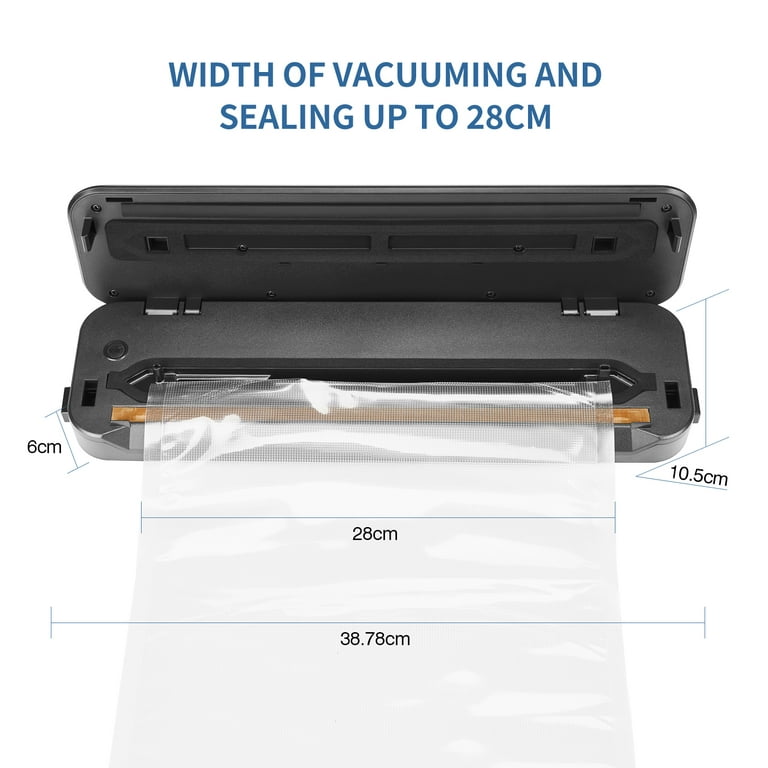 INKBIRDPLUS INK-VS02 Vacuum Sealer Machine with Seal Bags and Starter Kit,  8X Longer Food Preservation