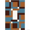 thumbnail image 2 of Allstar blue Area Rug. Contemporary. Abstract. Traditional. Formal. Shapes. Spirals. Circles (7' 7" x 10' 6"), 2 of 7