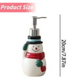 thumbnail image 3 of Yaouit Christmas Soap Dispenser Bathroom, 3D Jolly Santa Claus Design, Refillable Liquid Hand Soap Bottle with Pump, Christmas Winter Bathroom or Kitchen Accessory, 3 of 7