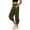 Army Green, variant on Loose Pants for Women Relaxed Athletic Fit with Foot Strap Detail And Side Pockets for Walking Hiking And Everyday Wear Womens Trousers