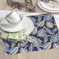 thumbnail image 6 of Dish Drying Mat, blue leaves bananas Highly Absorbent Drying Matt Kitchen Counter, Dish Mat Drying Pad Dishes Drainer Mats for Kitchen Counter or Sink, 16 x 18 inch, 6 of 6