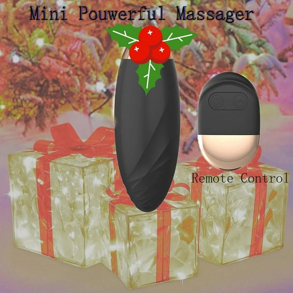 Mini Remote Control Portable Massager Wand - Quiet Muscle Device, Deep Tissue Gun-like Massager for Athletes, Home & Gym Use, & Easy Operation