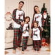 thumbnail image 3 of Conjunto de pijamas navideños a juego para la familia, ropa de dormir clásica con estampado de alce para adultos, niños, padre y madre, 2023, 3 of 4