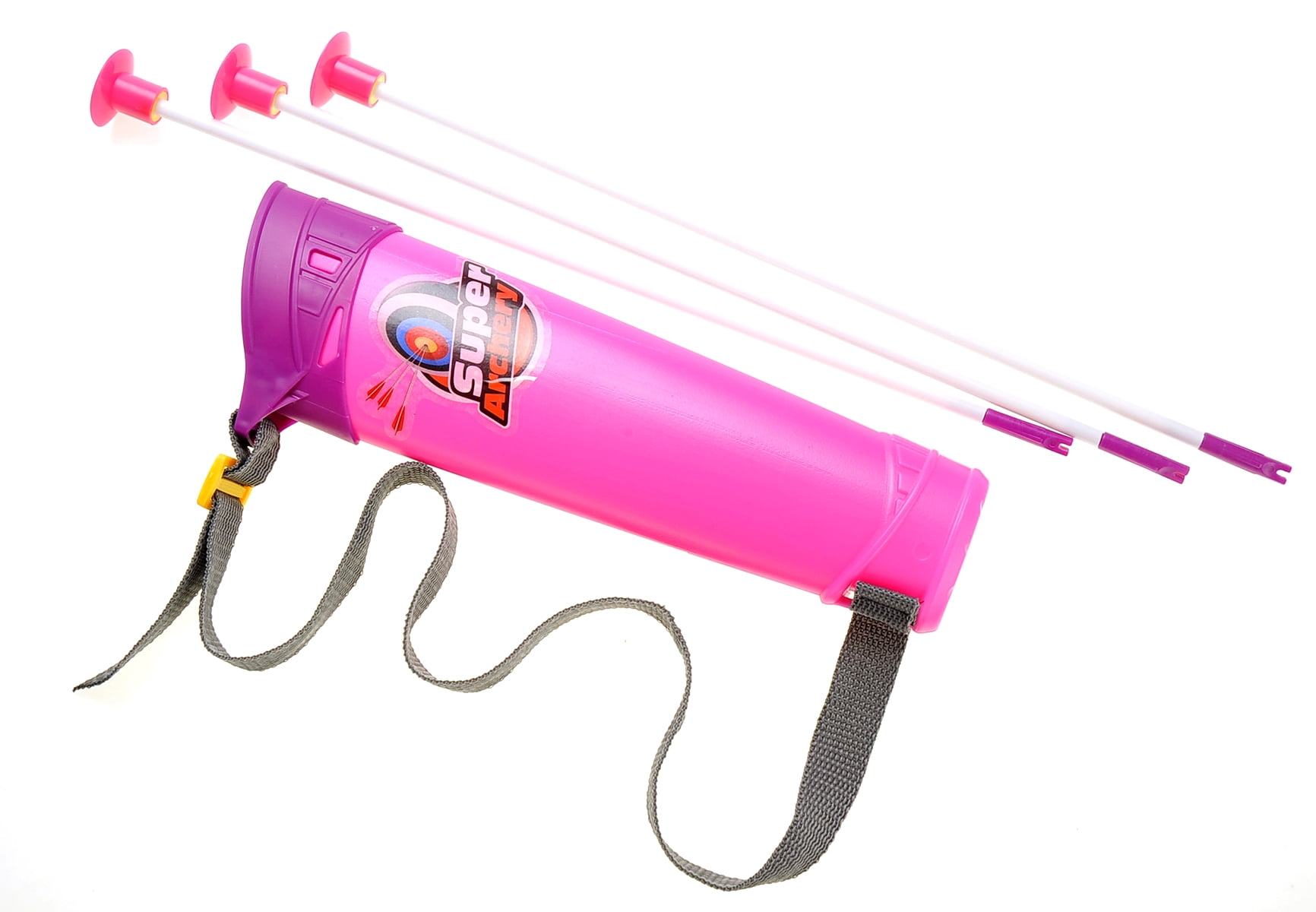 Giddyup! Buck's PlayWorld Girls Bow and Arrow Playset with Quiver and Target - Pink