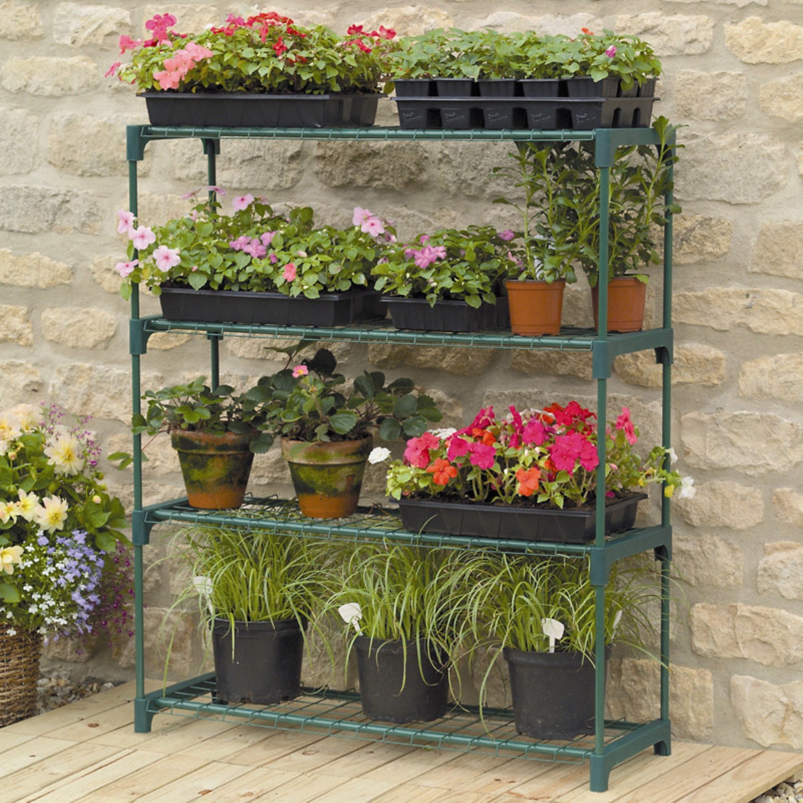 Gardman 4Tier Greenhouse Staging