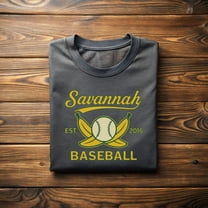 TeeFit Retro Savannah Baseball T-Shirt: Banana Fan Gift, Summer Sports TSHIRT All Size S-5XL