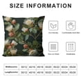 thumbnail image 5 of SHANXI Throw Pillow Covers Plant Designs Neutral Orange Sofa 20x20in, 5 of 5