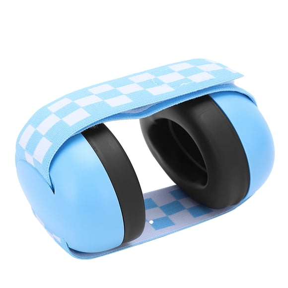 Spptty Headphone For Baby,Baby Earmuffs Elastic Headband Noise Insulation Blue For Infants Listening Protection Lightweight,Portable Elastic Earmuffs
