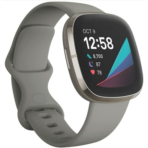 Reloj inteligente Fitbit Sense GPS con monitor de frecuencia cardíaca