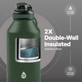 thumbnail image 4 of TAL 64oz Stainless Steel Ranger Water Bottle, Dark Green, 4 of 8