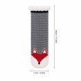 thumbnail image 3 of Lumtrix Women's & Men's Cute Animal Thick Fuzzy Slipper Socks Non Slip Warm Cozy Socks Indoor Winter Fleece Socks A One Size, 3 of 5