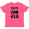 thumbnail image 3 of Inktastic Farming Kid Tractor Distressed Look Youth T-Shirt, 3 of 5