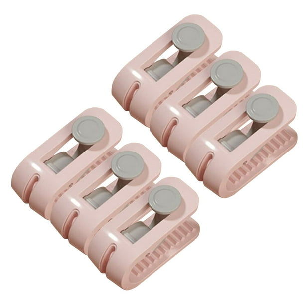 Worallymy Manta Clip Plástico 20 kg Sujetador de edredón Antideslizante Sin agujas Ropa de cama Sábana Hebilla Soporte Rosa 6 piezas Worallymy JD735803528
