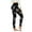 Black, variant on Running Pants Women Slim Fit Lightweight Scrunch Soft Opaque Slim Tummy Control Printed Pants for Running Cycling Yoga