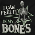 thumbnail image 2 of Halloween I Can Feel It In My Bones Womens Slim Fit Graphic Tee Brisco Brands S, 2 of 5