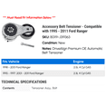 thumbnail image 2 of Accessory Belt Tensioner - Compatible with 1995 - 2011 Ford Ranger 1996 1997 1998 1999 2000 2001 2002 2003 2004 2005 2006 2007 2008 2009 2010, 2 of 2